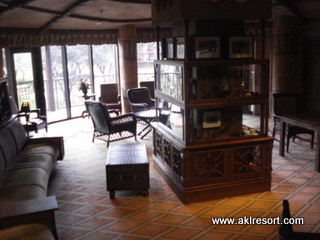 Seating area and presentation room